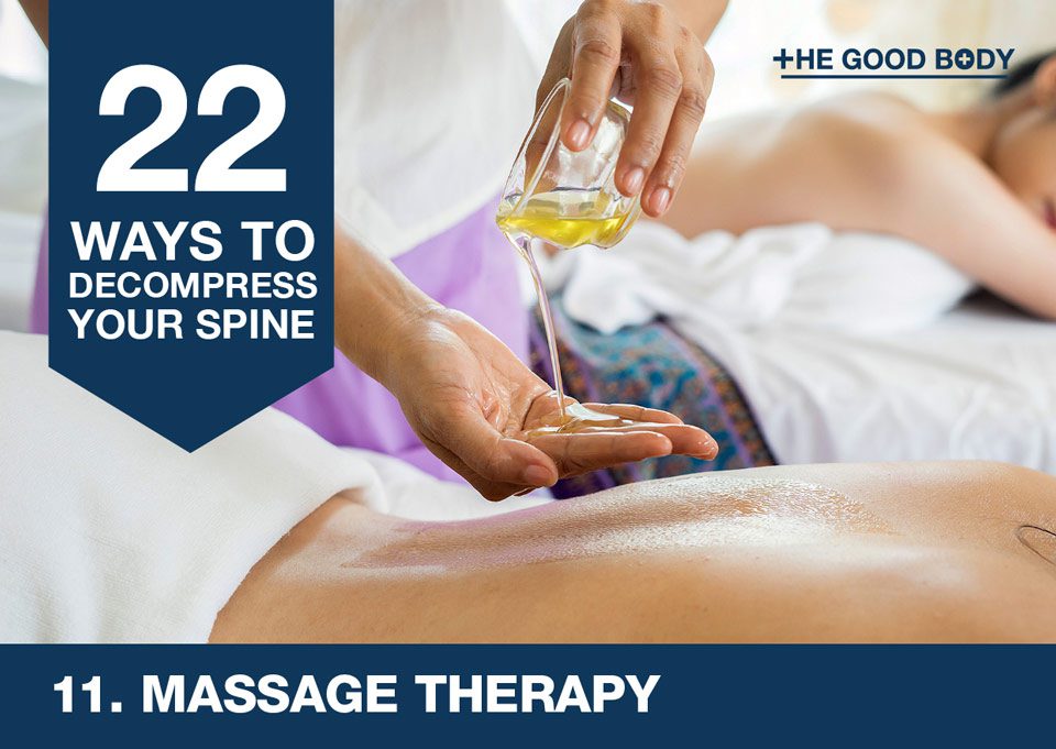 Massage therapy to decompress your spine