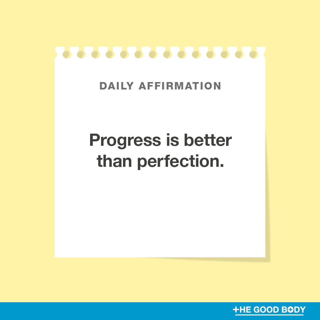 Progress is better than perfection