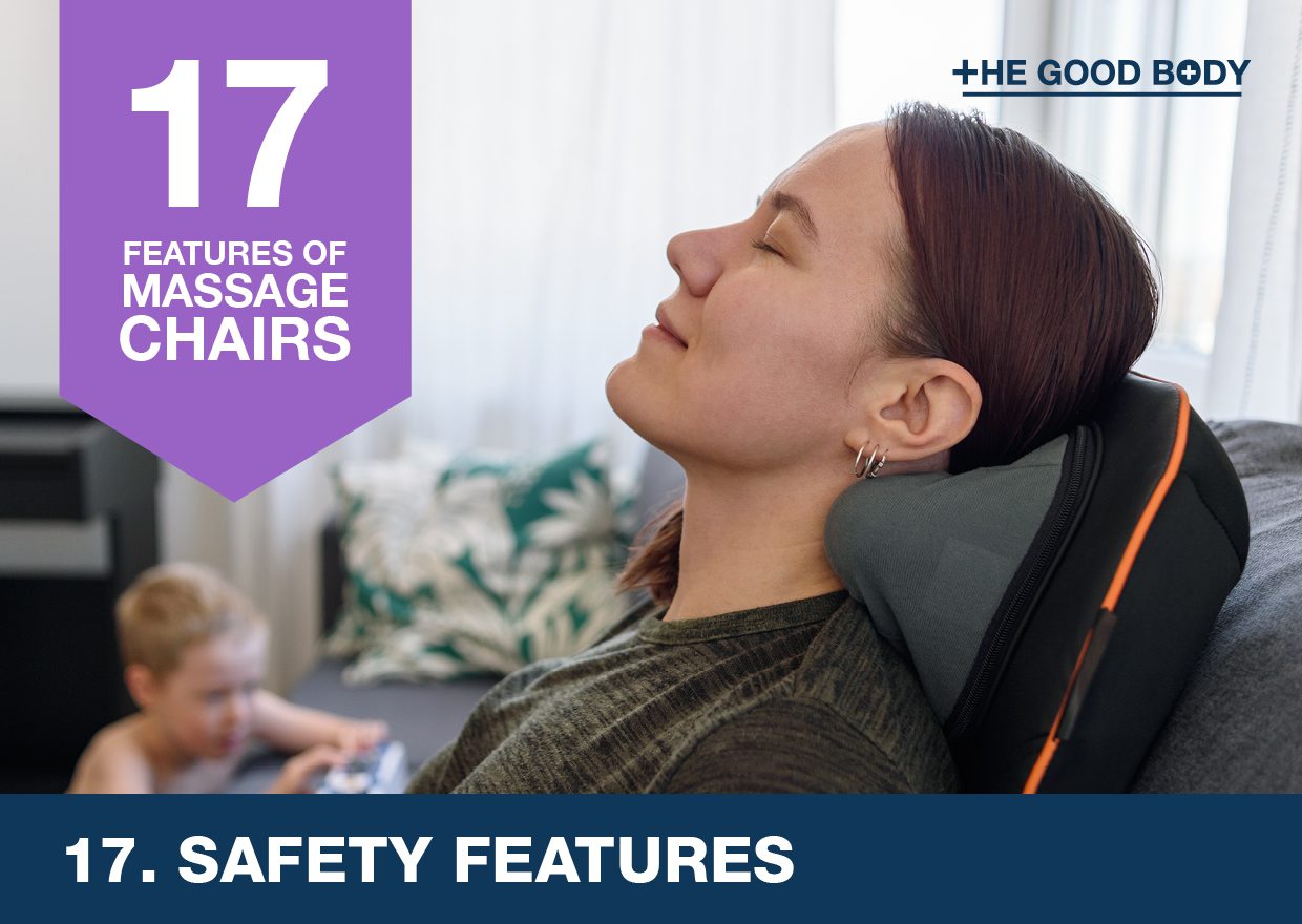 Consider safety features when choosing a massage chair