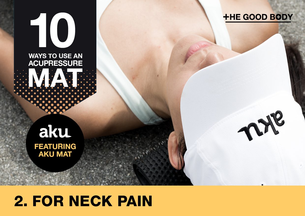 How to use an acupressure mat for neck pain