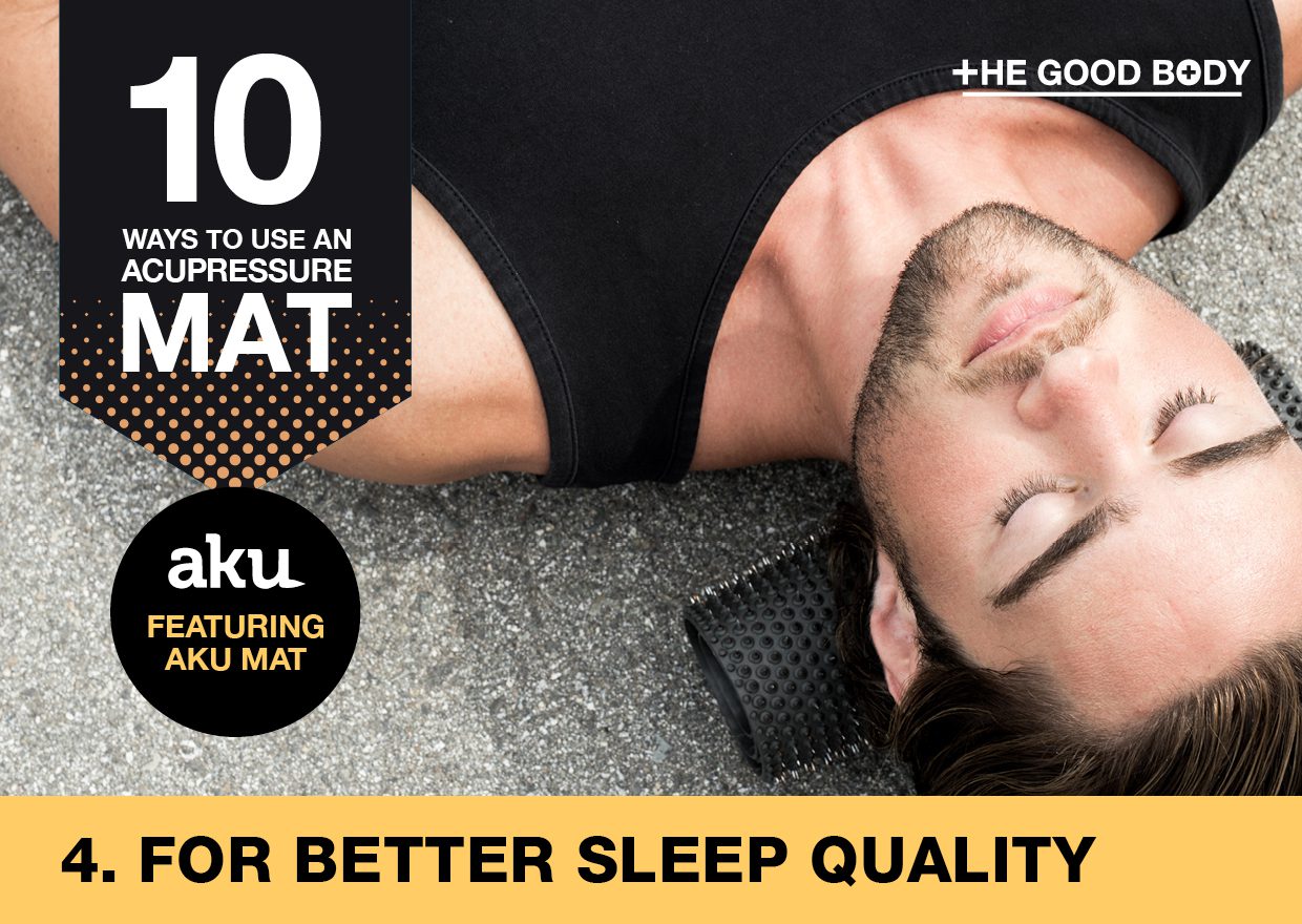 How to use an acupressure mat to improve your sleep quality