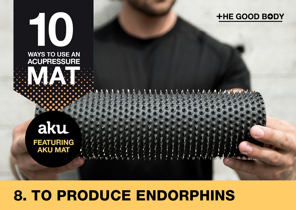 How to use an acupressure mat to produce endorphins