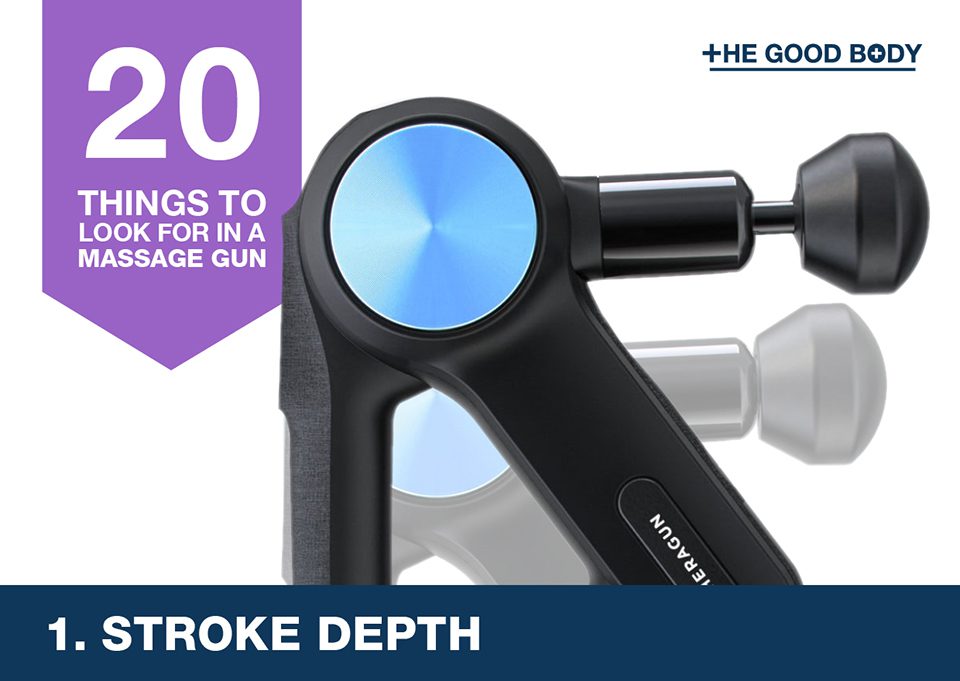 Consider stroke depth when choosing a massage gun