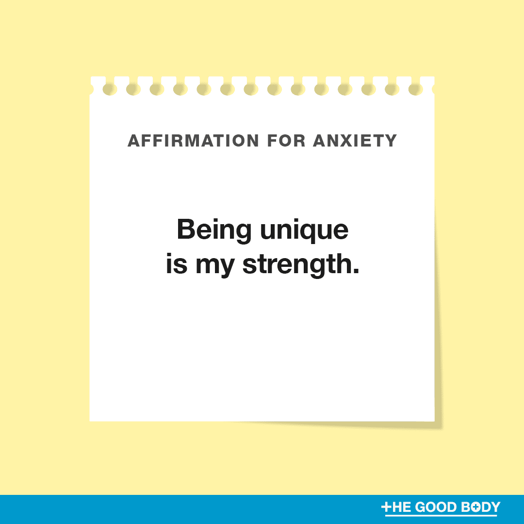 Being unique is my strength