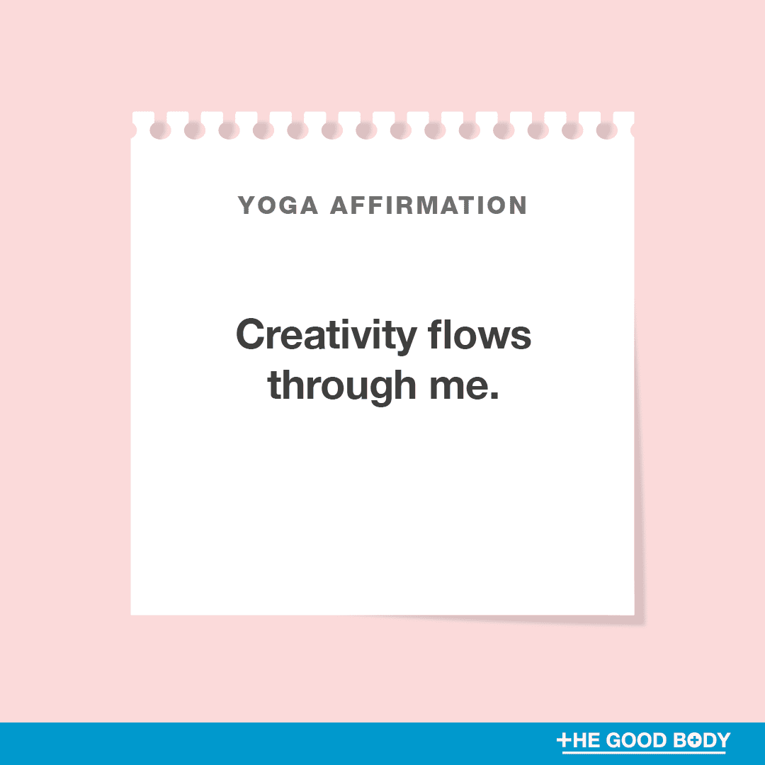 Creativity flows through me.