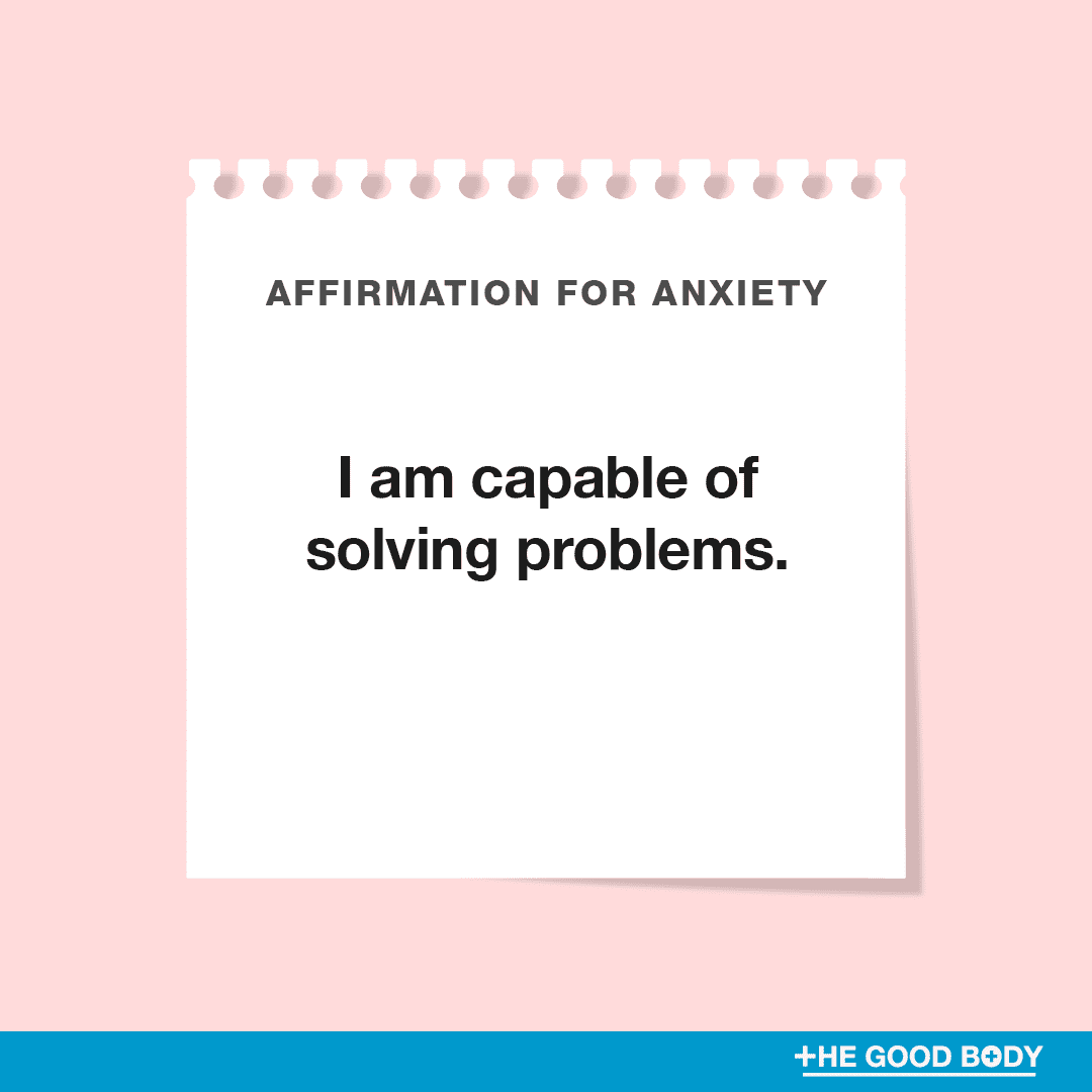 I am capable of solving problems