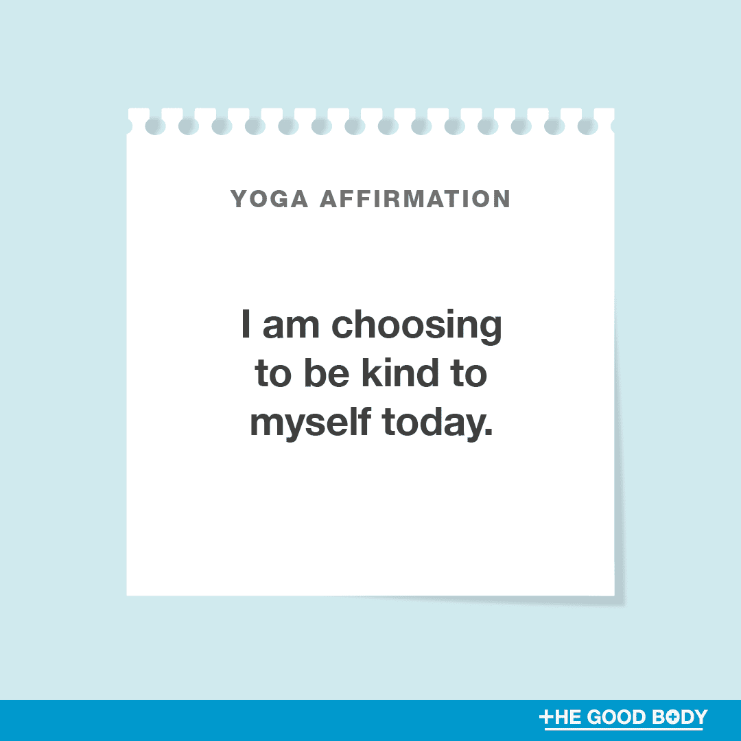 I am choosing to be kind to myself today.