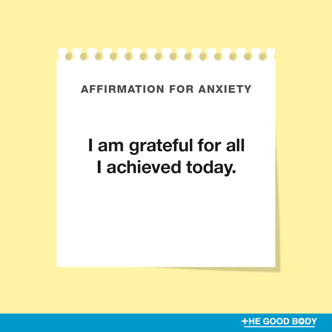 I am grateful for all I achieved today