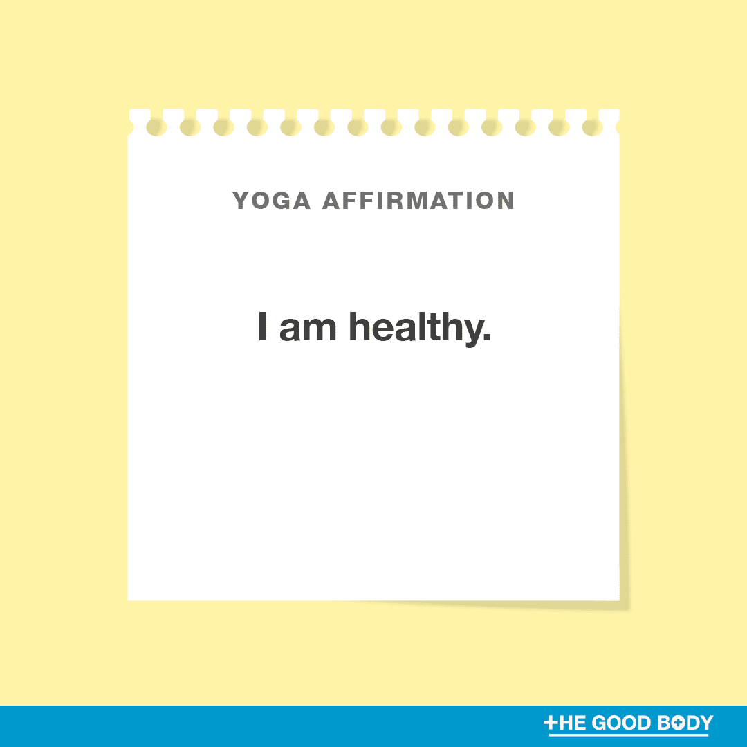 I am healthy.