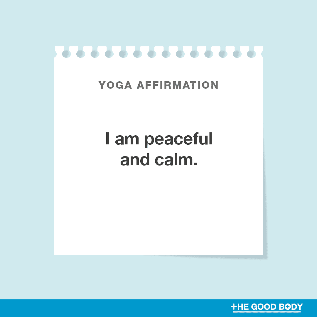 I am peaceful and calm.