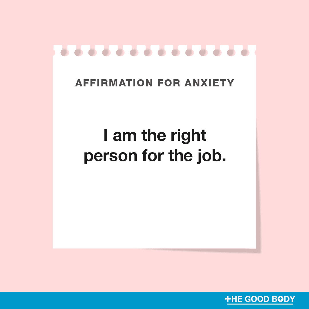I am the right person for the job