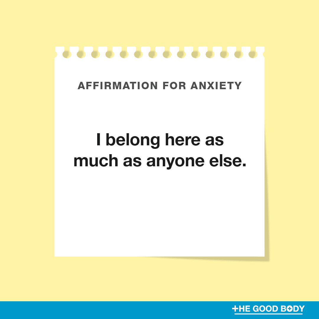 I belong here as much as anyone else