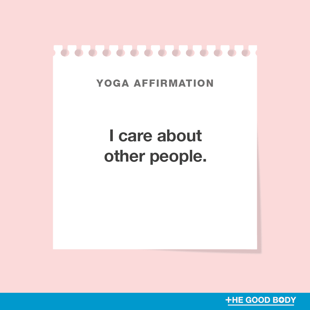 I care about other people.