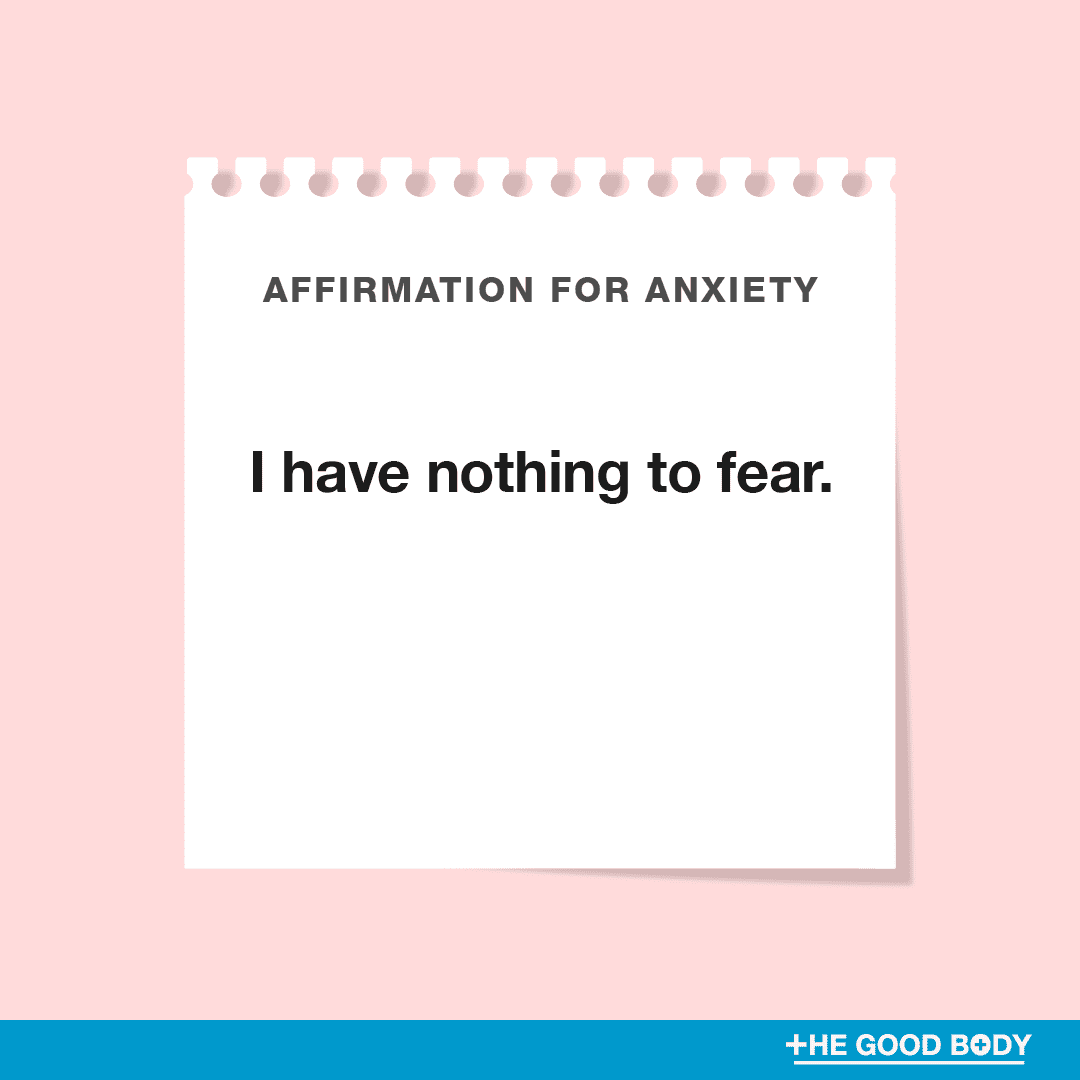 I have nothing to fear