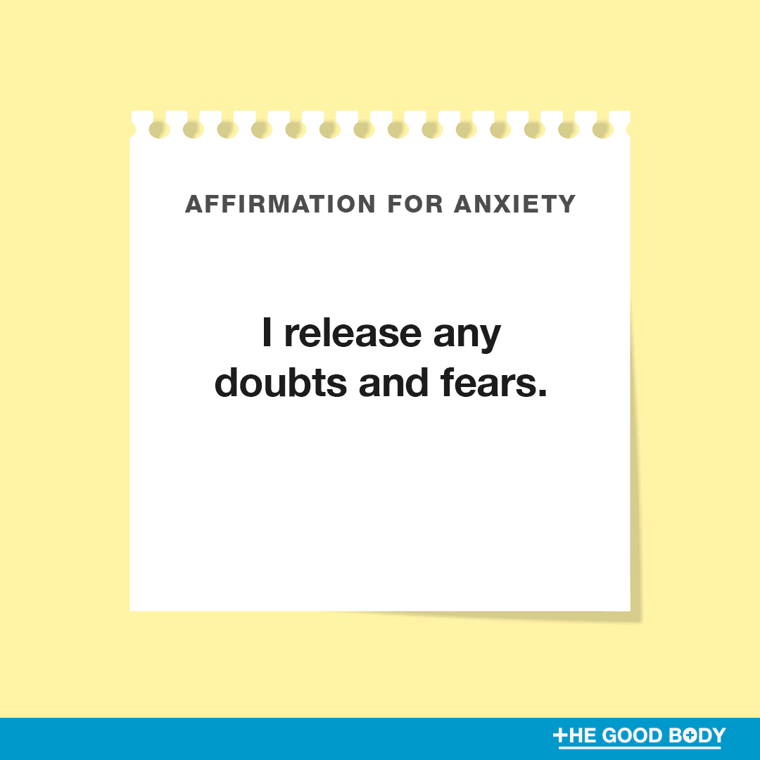 I release any doubts and fears