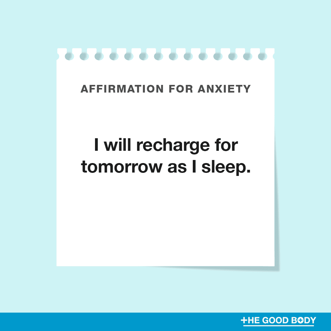 I will recharge for tomorrow as I sleep