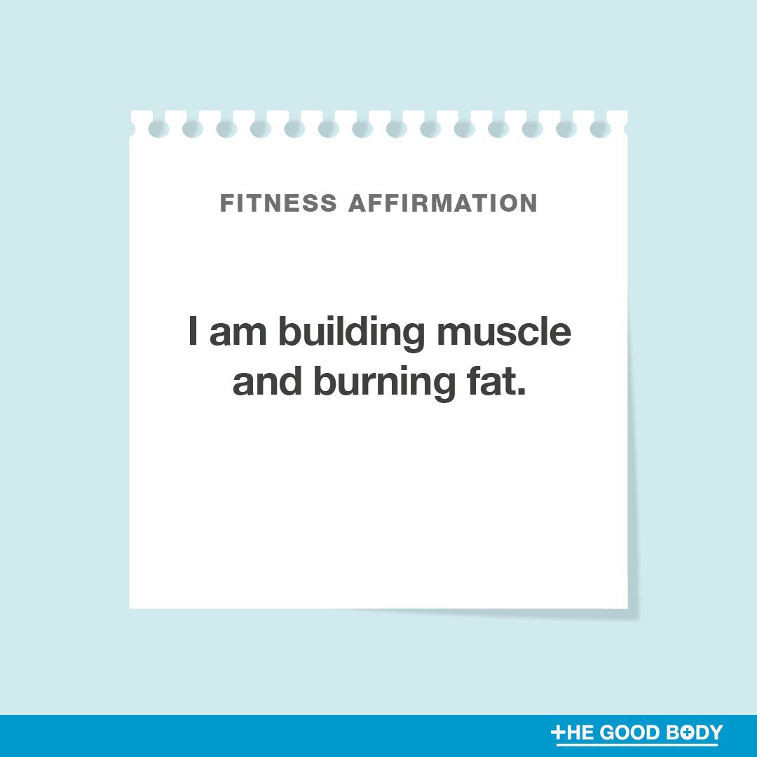 I am building muscle and burning fat.