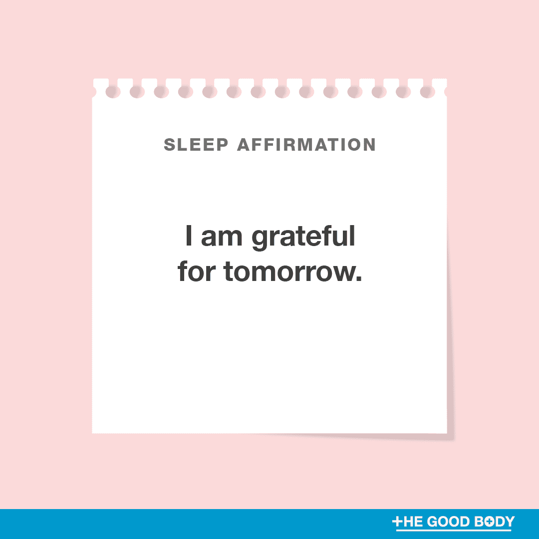 I am grateful for tomorrow.