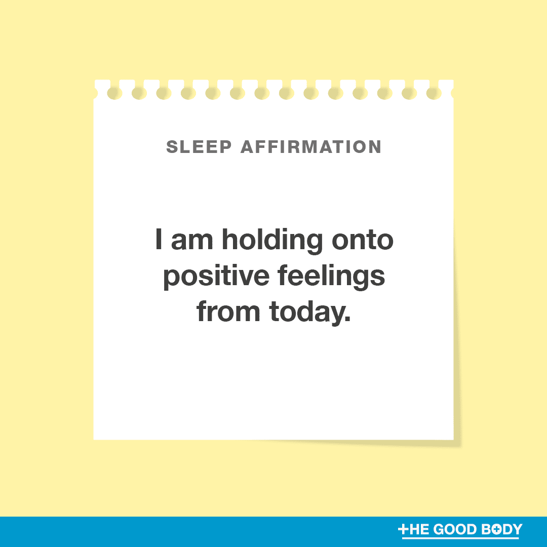 I am holding onto positive feelings from today.