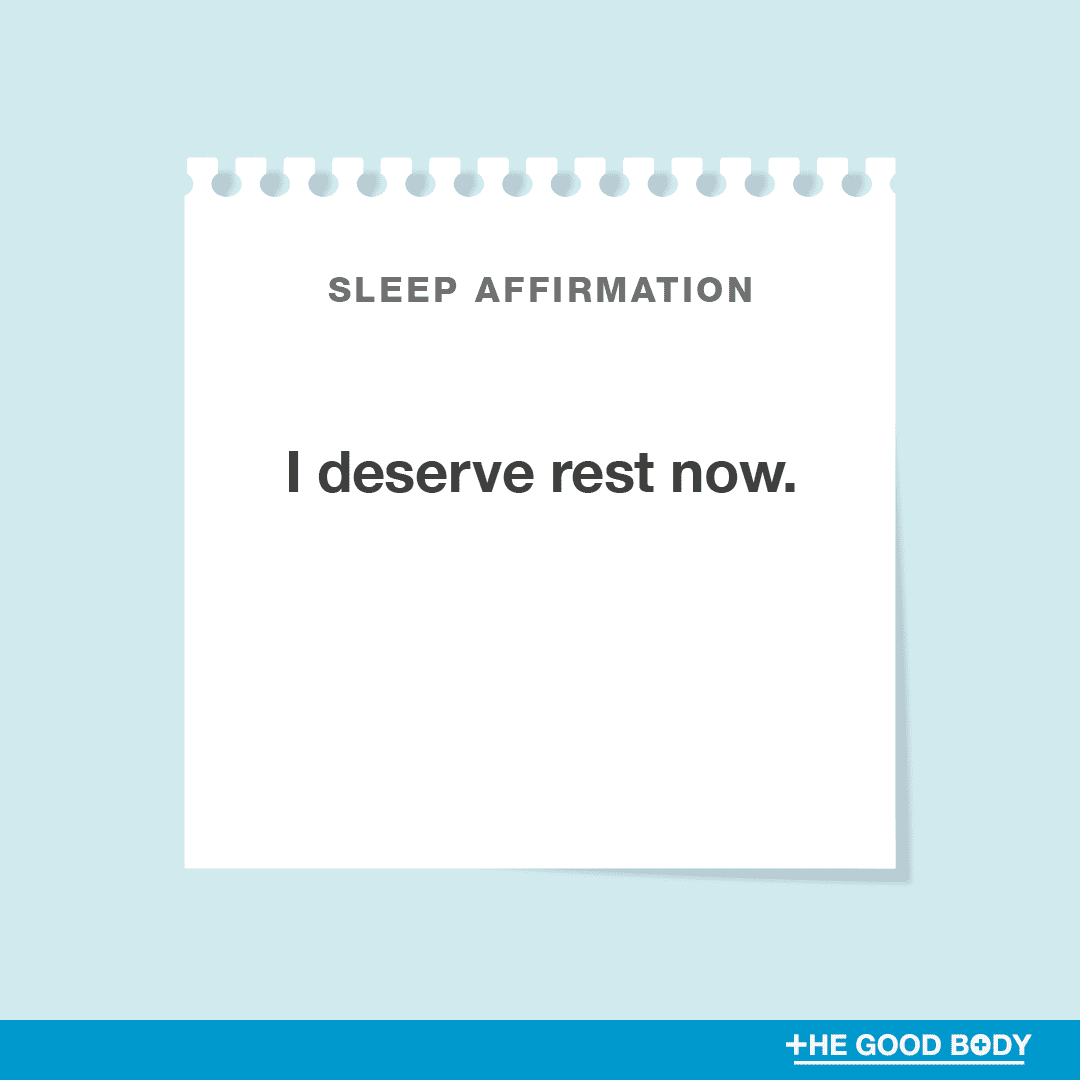 I deserve rest now.