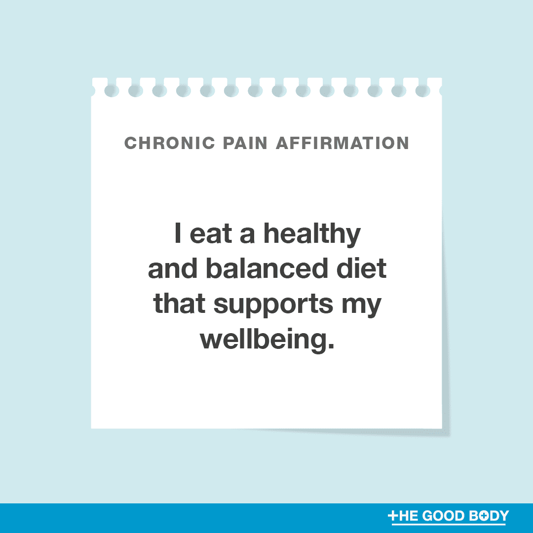 I eat a healthy and balanced diet that supports my wellbeing.
