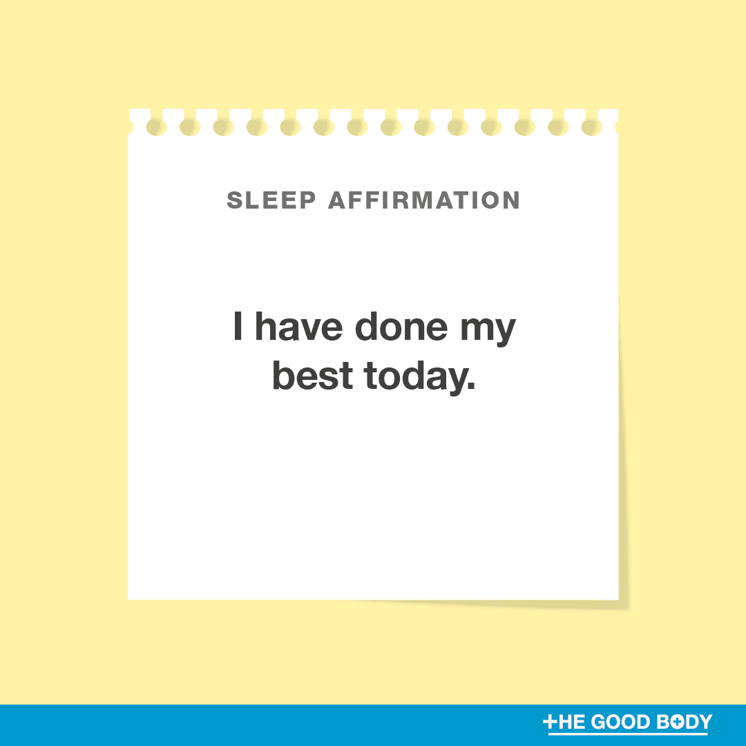 I have done my best today.