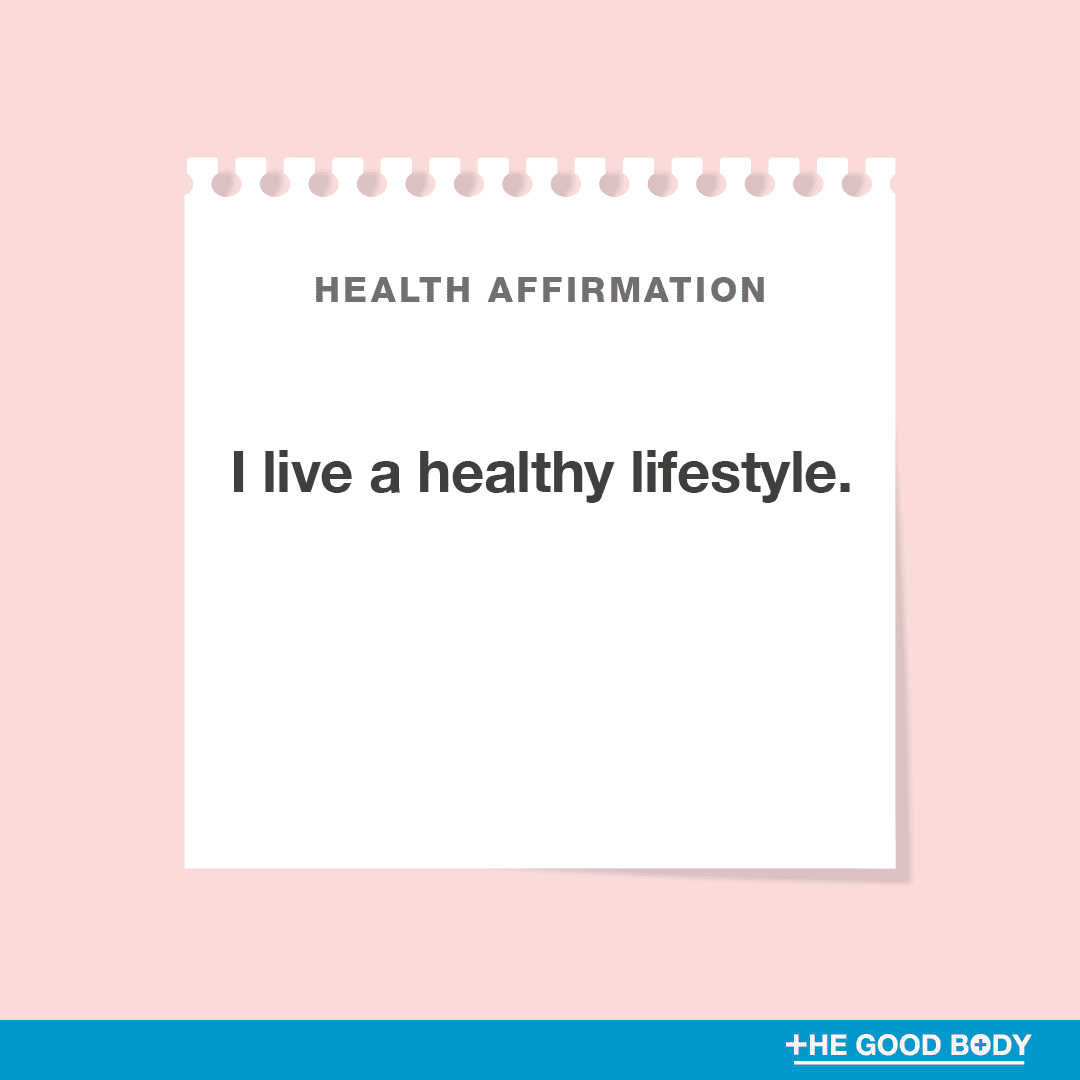 I live a healthy lifestyle.