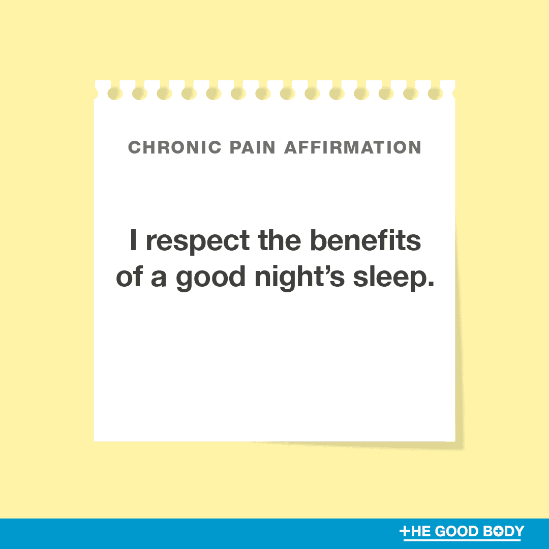 I respect the benefits of a good night’s sleep.