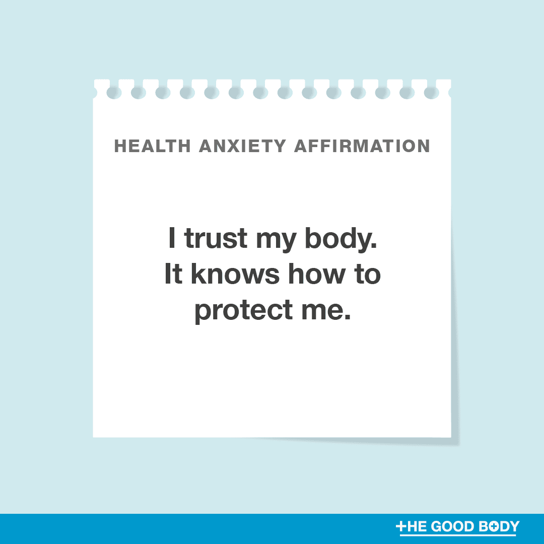 I trust my body. It knows how to protect me.