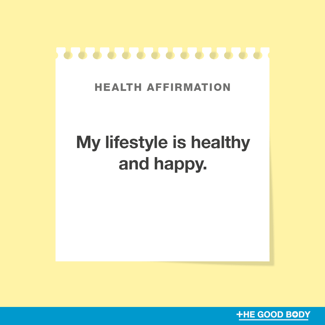 My lifestyle is healthy and happy.