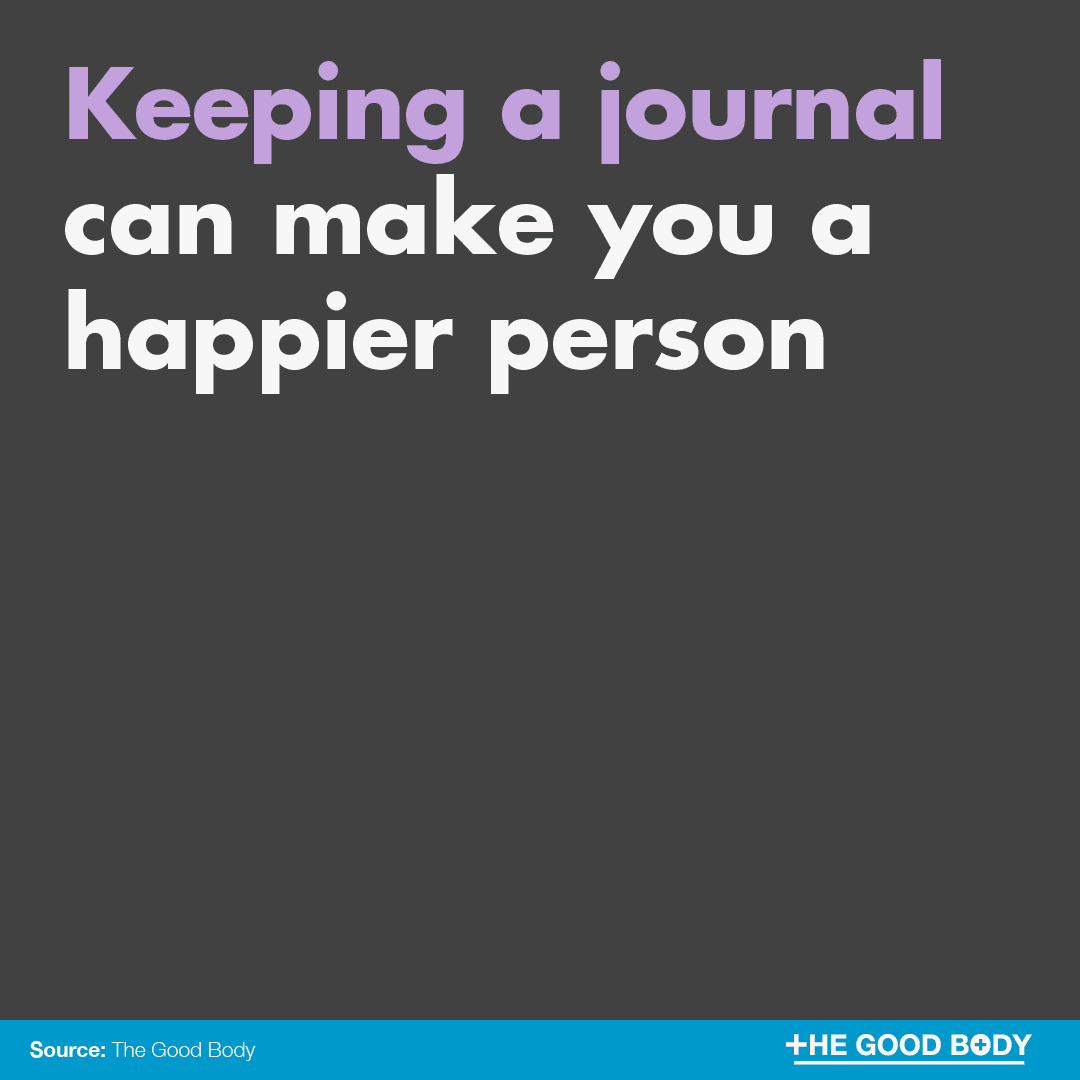 Writing in a journal can make you a happier person!