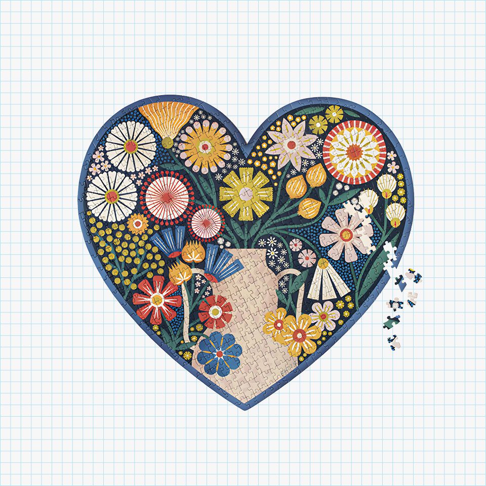 Heart Bouquet Puzzle