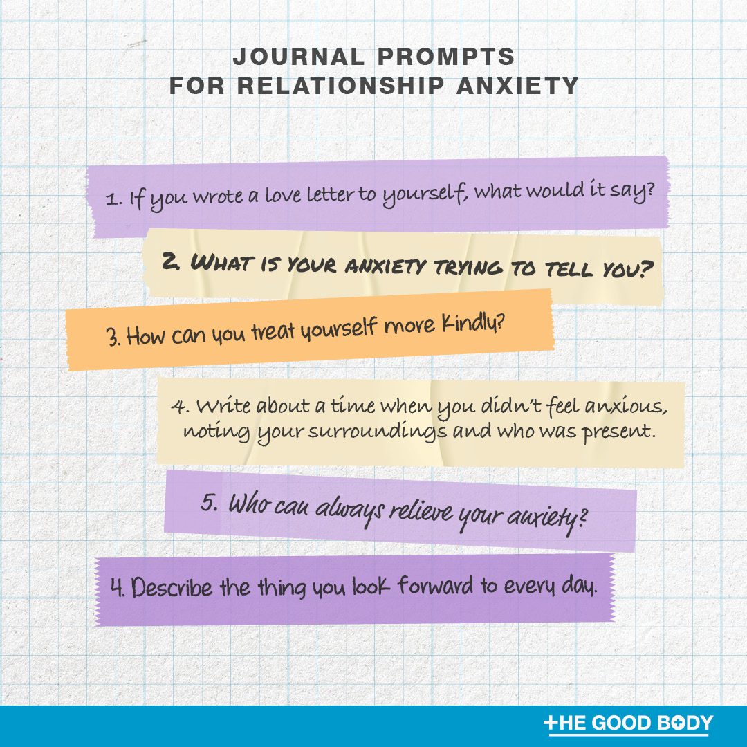 5 Journal Prompts for Relationship Anxiety