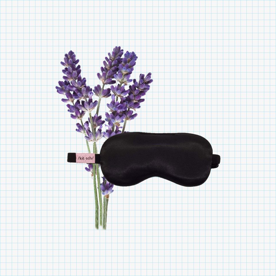 Kitsch The Lavender Weighted Satin Eye Mask