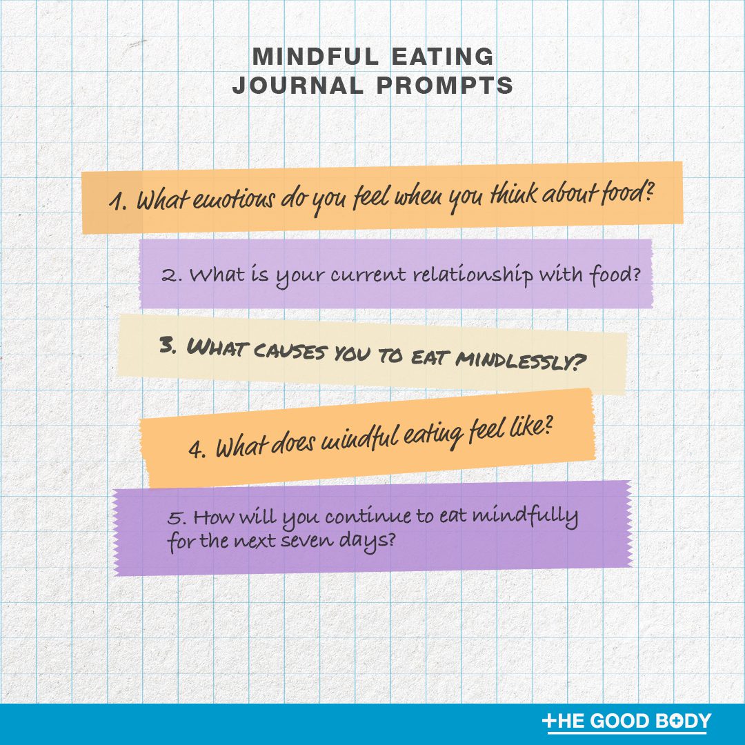 5 Mindful Eating Journal Prompts