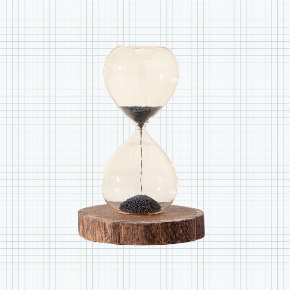 Mindful Moment Magnetic Sand Hourglass