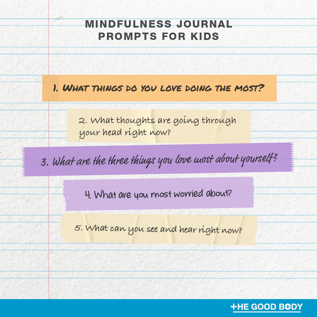 5 Mindfulness Journal Prompts for Kids