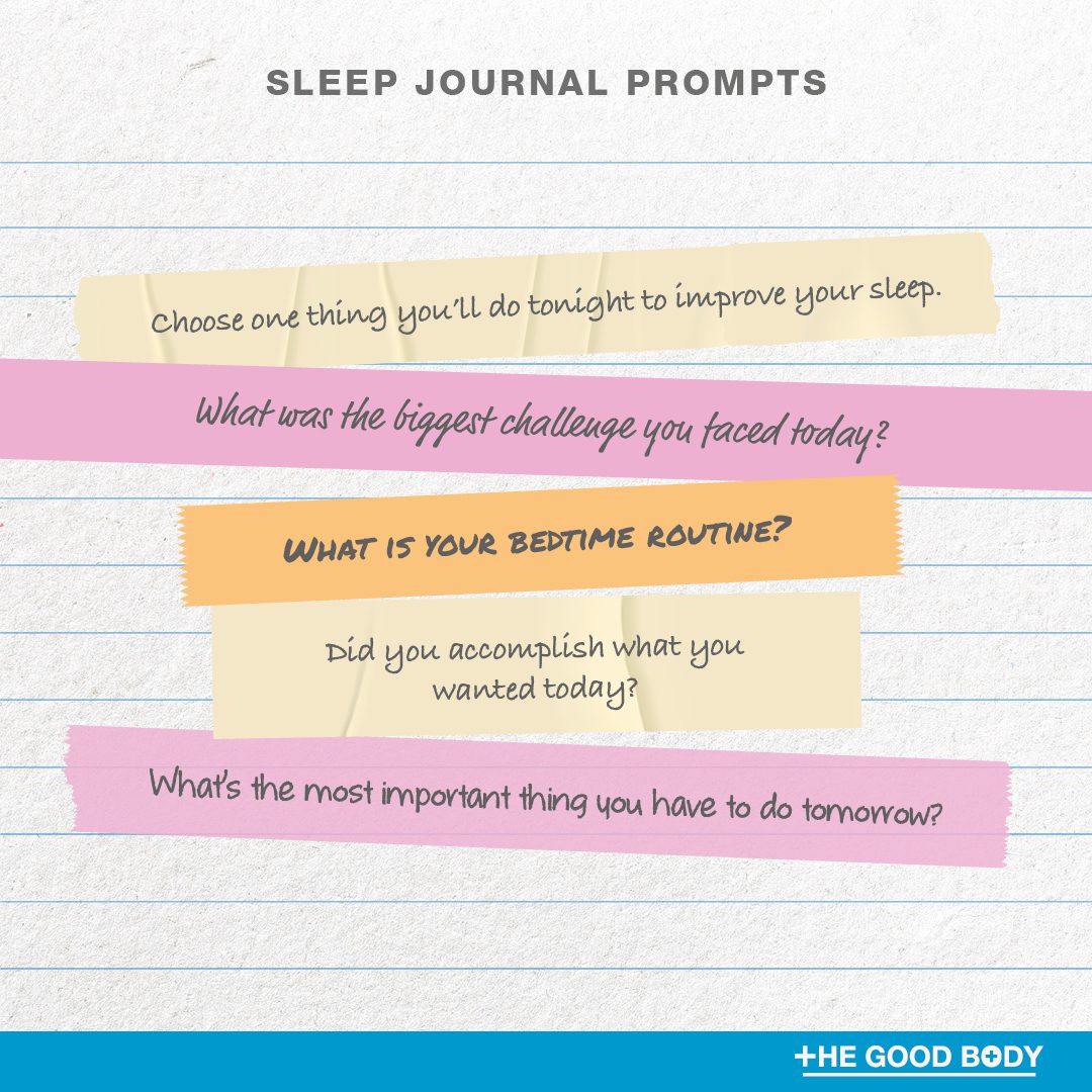 5 sleep journal prompts