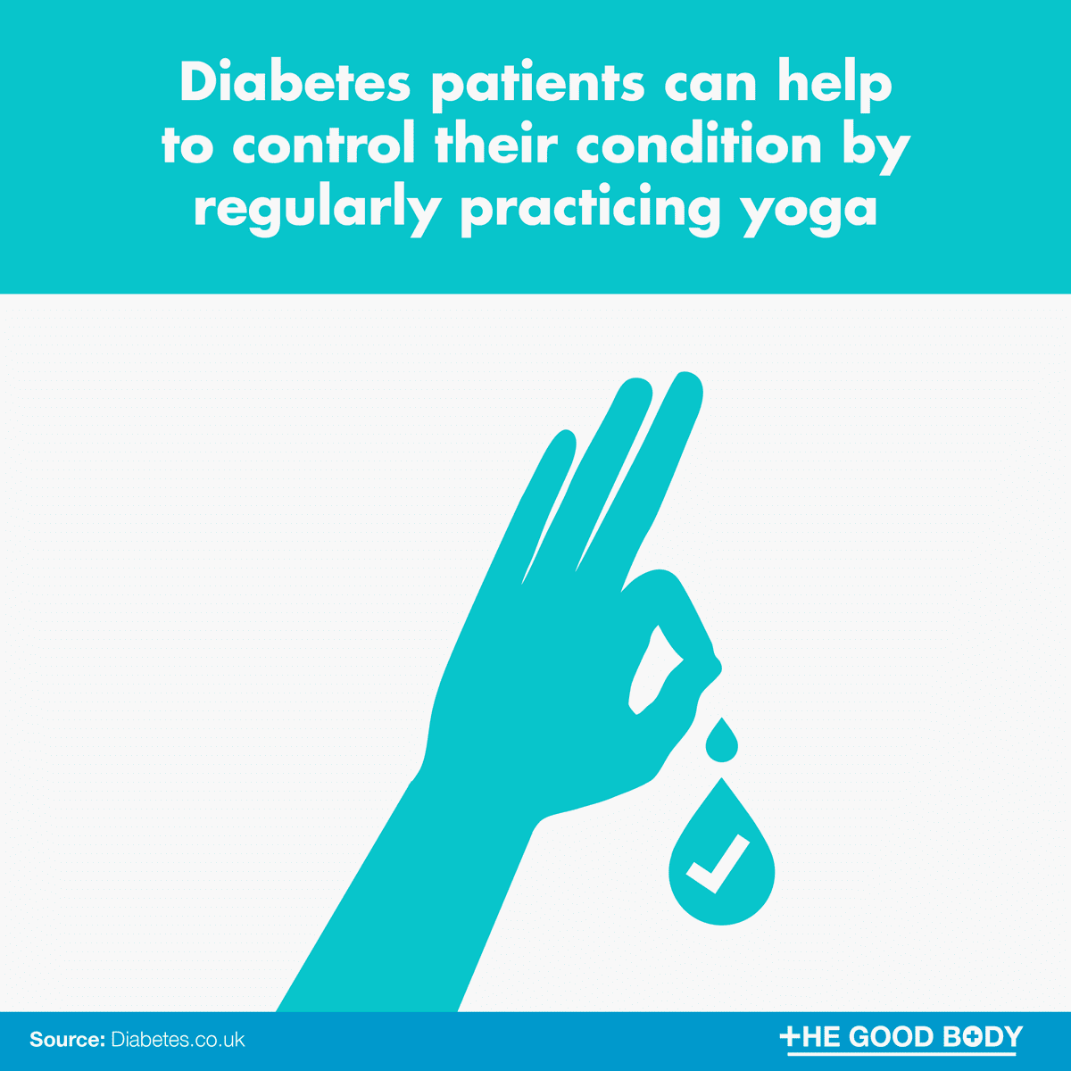 Diabetes patients can help to control their condition by regularly practicing yoga