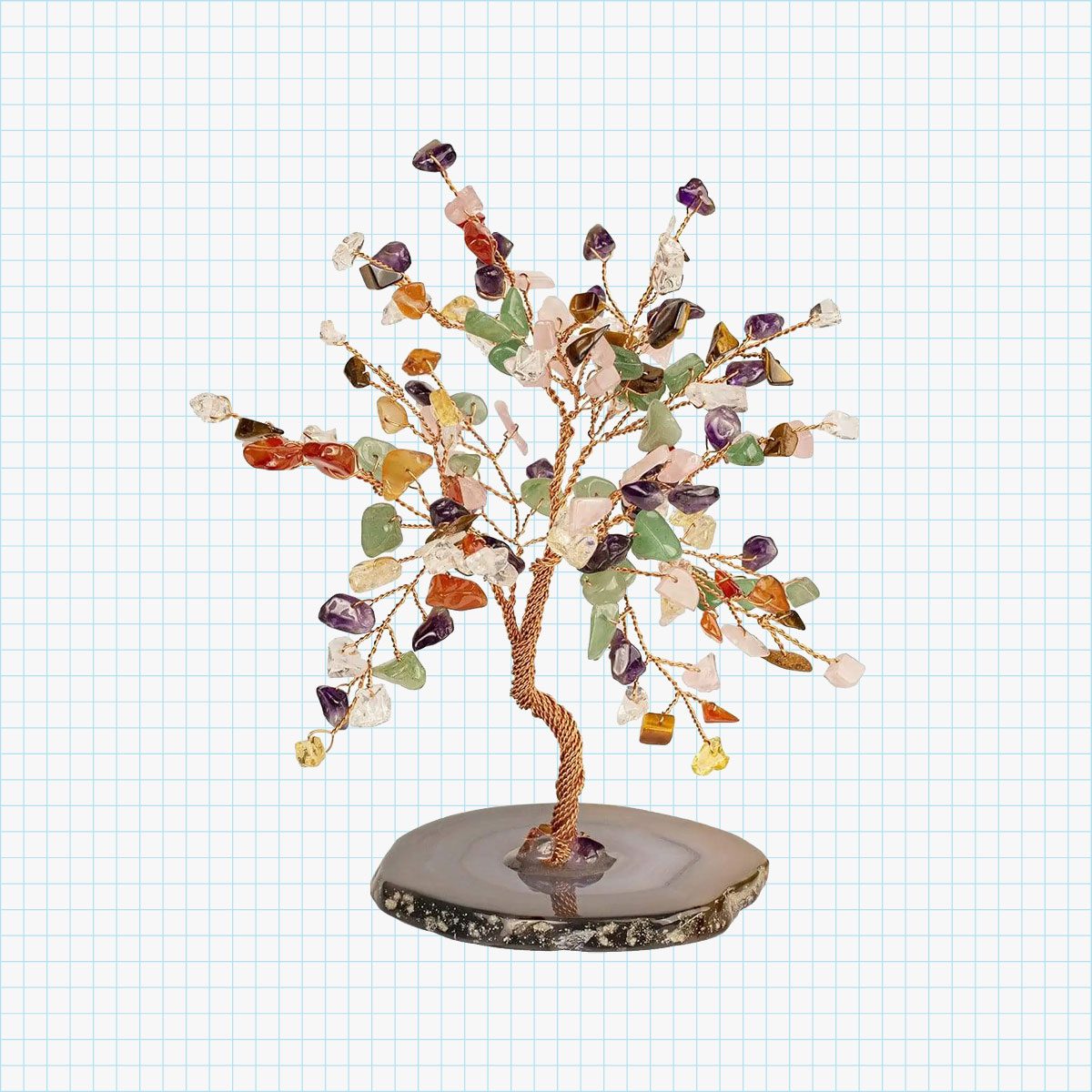 Invigorated Spirit - Multi-Stone Feng Shui Tree