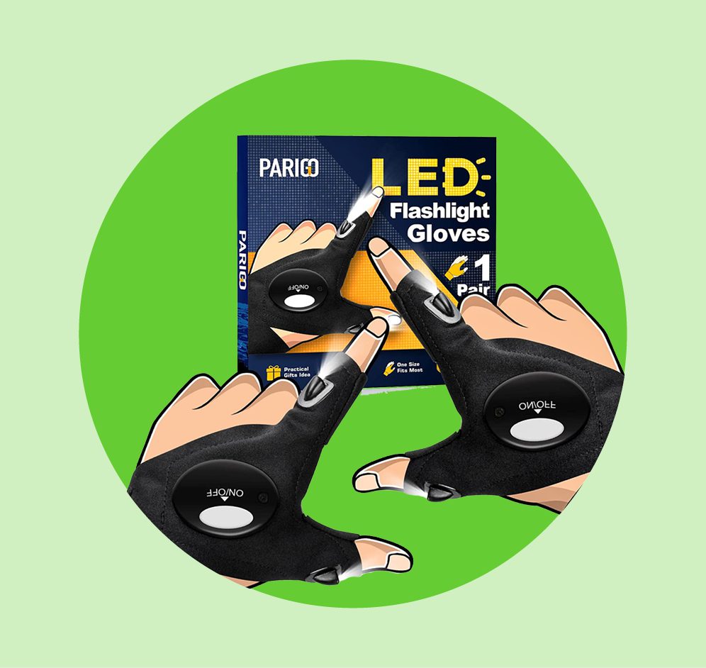 LED Flashlight Gloves