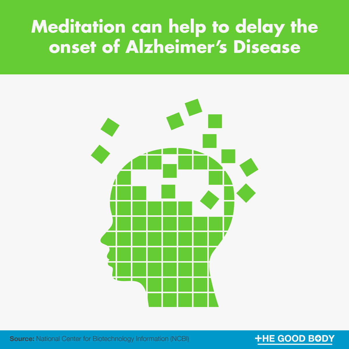 Meditation can help to delay the onset of Alzheimers Disease