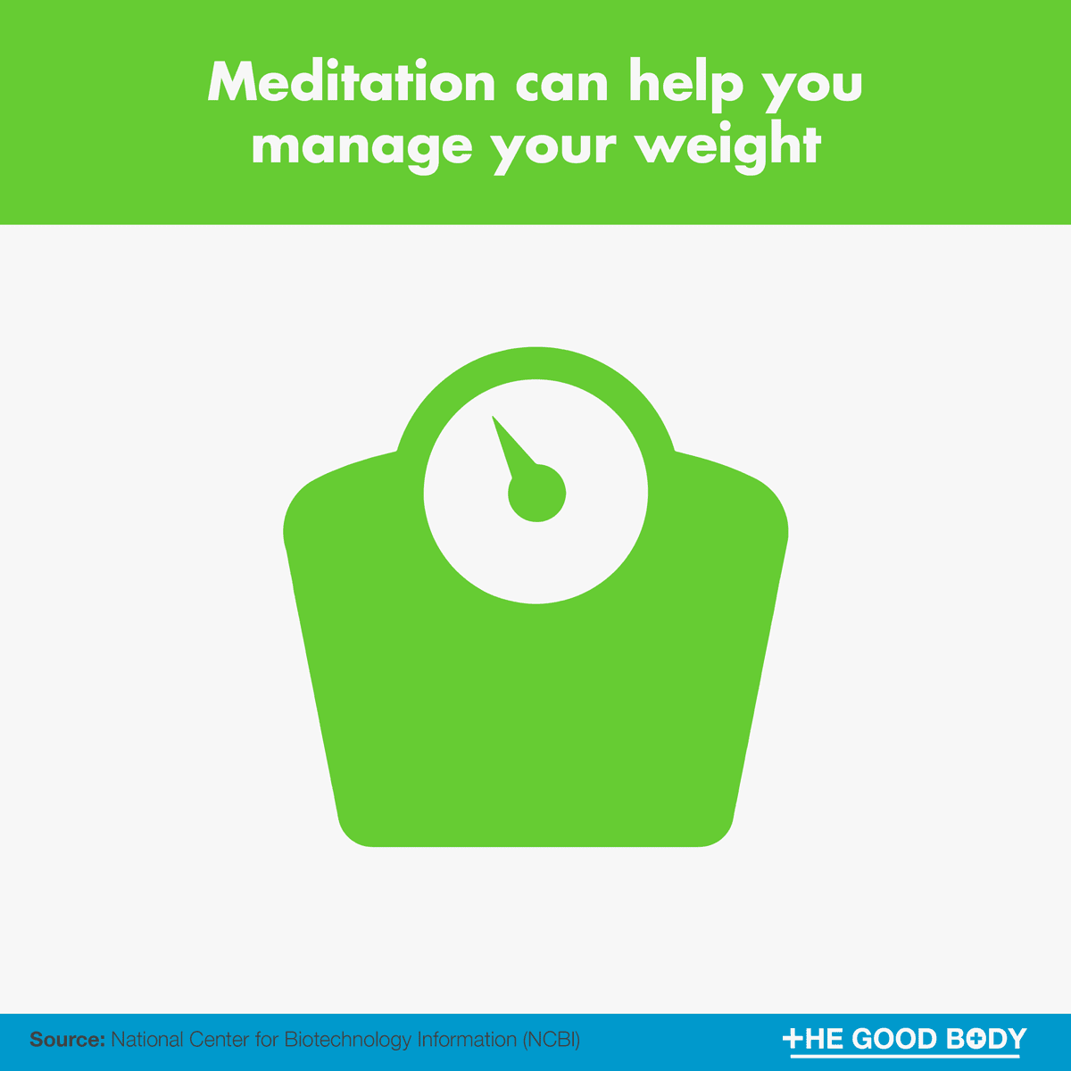 Meditation can help you manage your weight