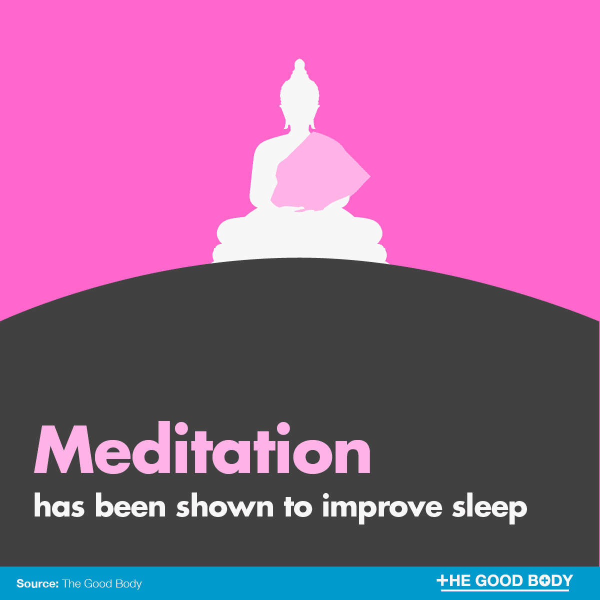 Infographic: Meditation has been shown to improve sleep