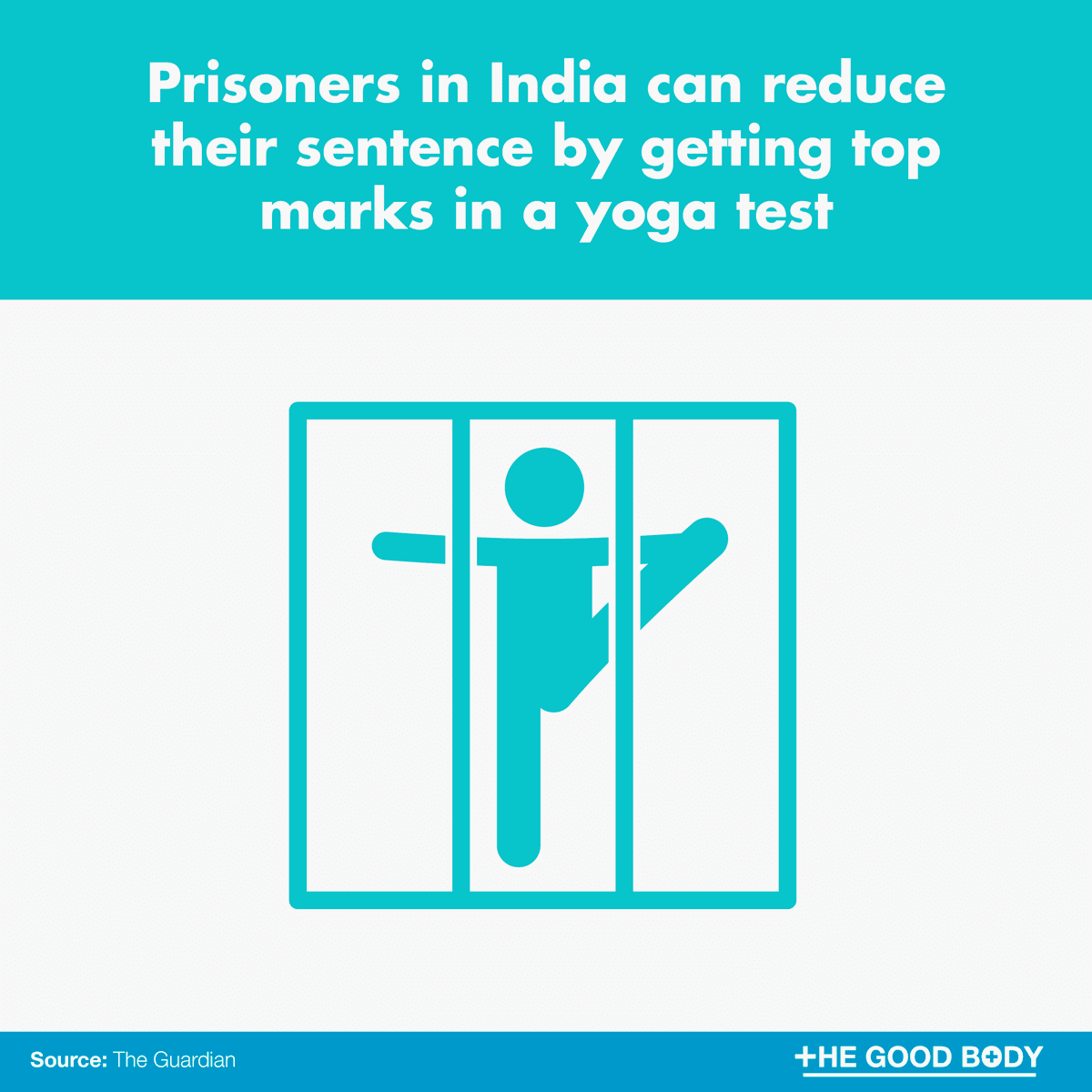 Prisoners in India can reduce their sentence by getting top marks in a yoga test