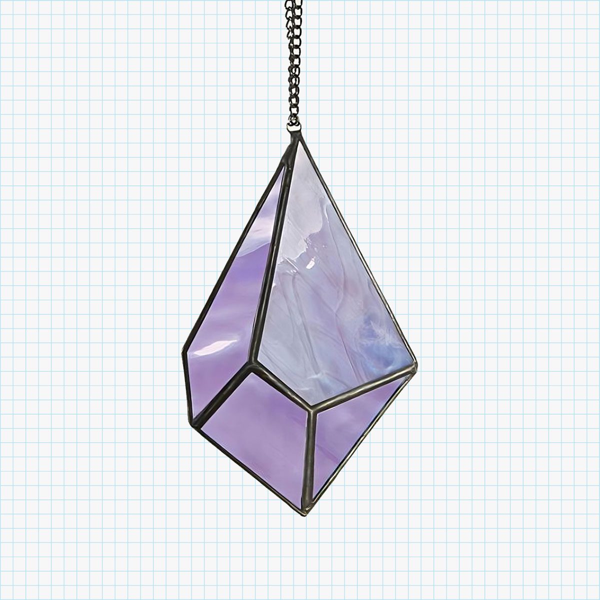 Stained Glass Gemstone Suncatcher