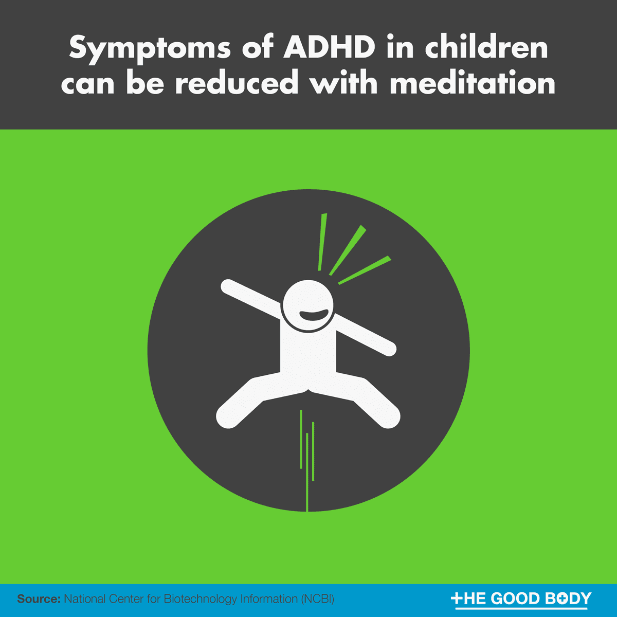 Symptoms of ADHD in children can be reduced with meditation