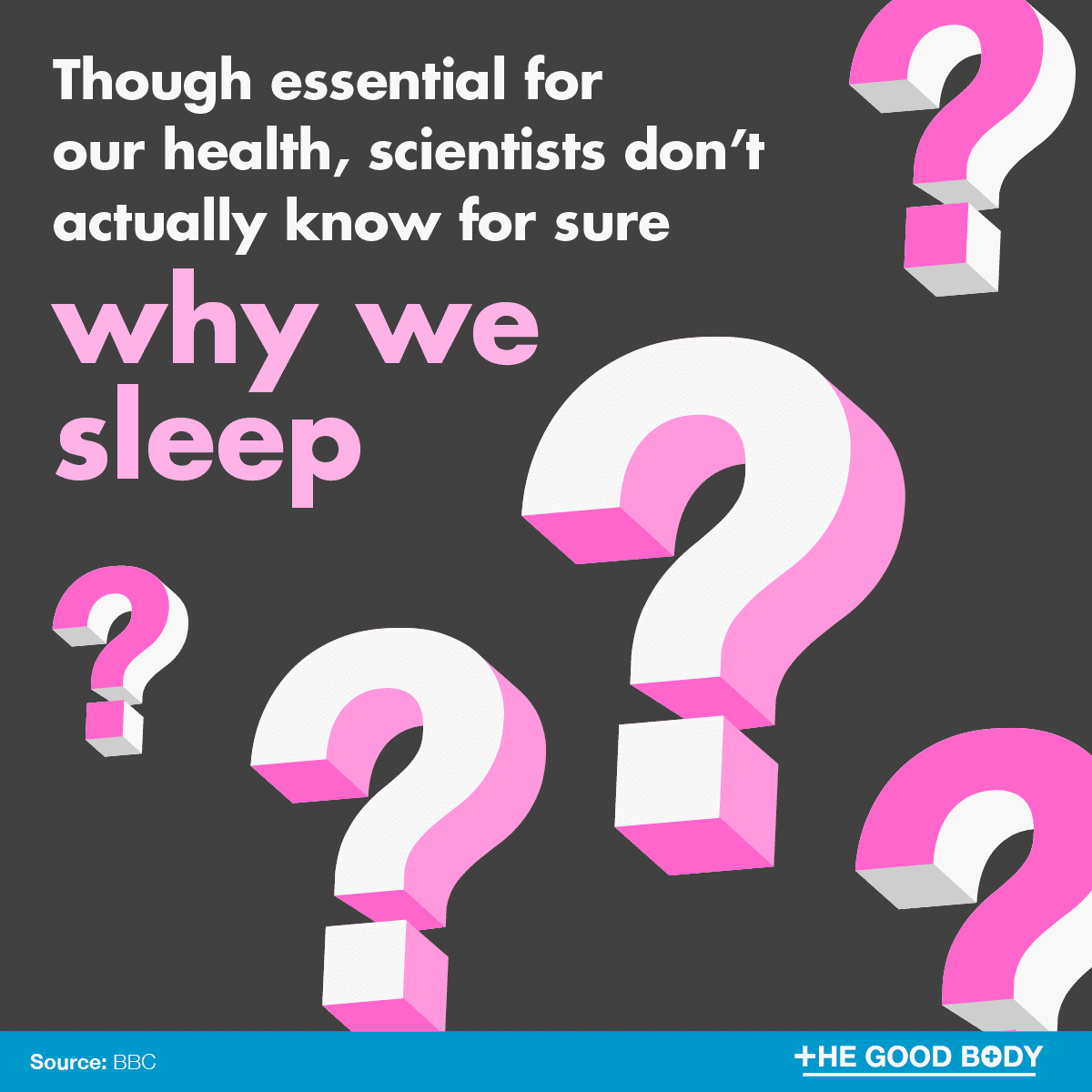 Infographic: Though essential for our health, scientists don’t actually know for sure why we sleep