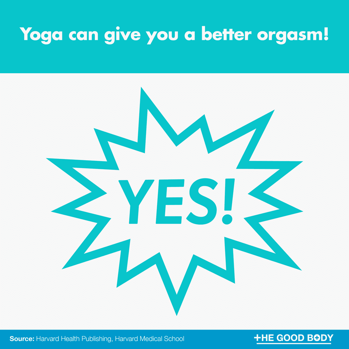 Yoga can give you a better orgasm!