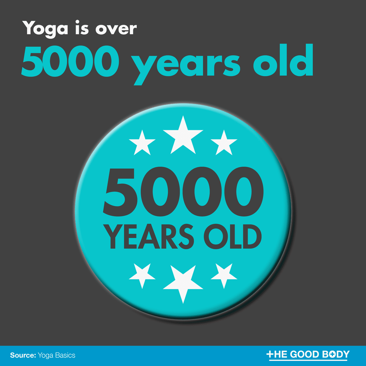 Yoga is over 5,000 years old